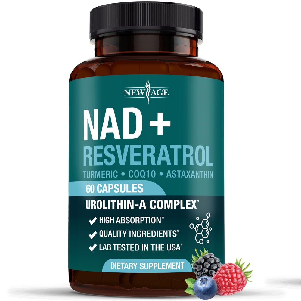 NAD+ Supplement Complex bottle with 60 capsules