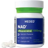 NAD+ Resveratrol Liposomal 1000mg bottle hero image