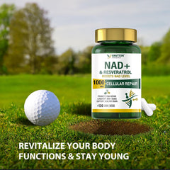Ingredients list for NAD+ & Resveratrol supplement