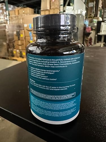 Ingredients list for NAD Supplement 8457 mg