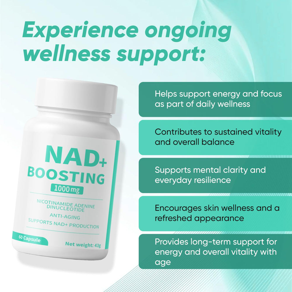 Anti-aging NAD+ supplement promoting cellular energy