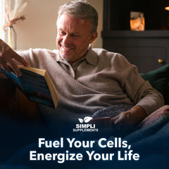 NAD supplement packaging with dosage and serving size