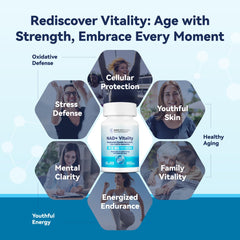 Heart and cellular energy illustration with mitochondria