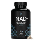 HPN NAD3 bottle with 240-count NAD+ booster label