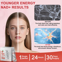 30-count NAD+ supplement packaging