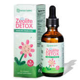 NAFASI FARMS Zeolite Detox Drops bottle with NAC and chlorella label (2oz / 60mL)