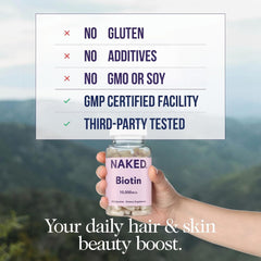 Biotin for hair, skin, and nails visual