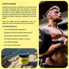 Athlete using Naked Energy during training