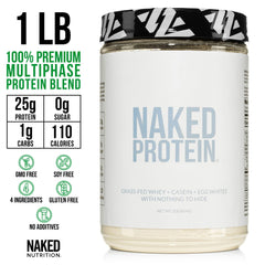 NAKED Protein Powder Blend being mixed in a shaker for a smooth versatile shake