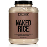 Naked Rice Organic Brown Rice Protein Powder jar label