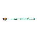 Nano-b Manual Toothbrush in green with travel case