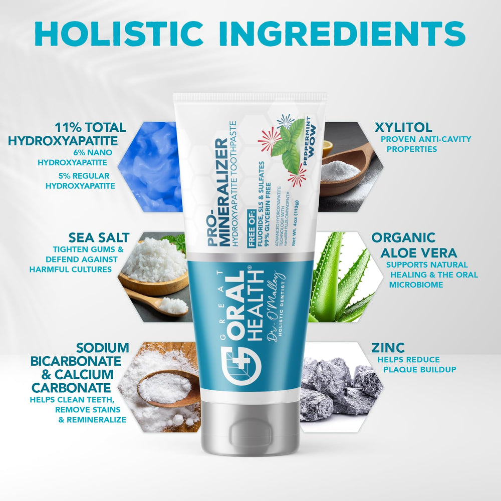 Close-up of toothpaste texture with nano hydroxyapatite particles