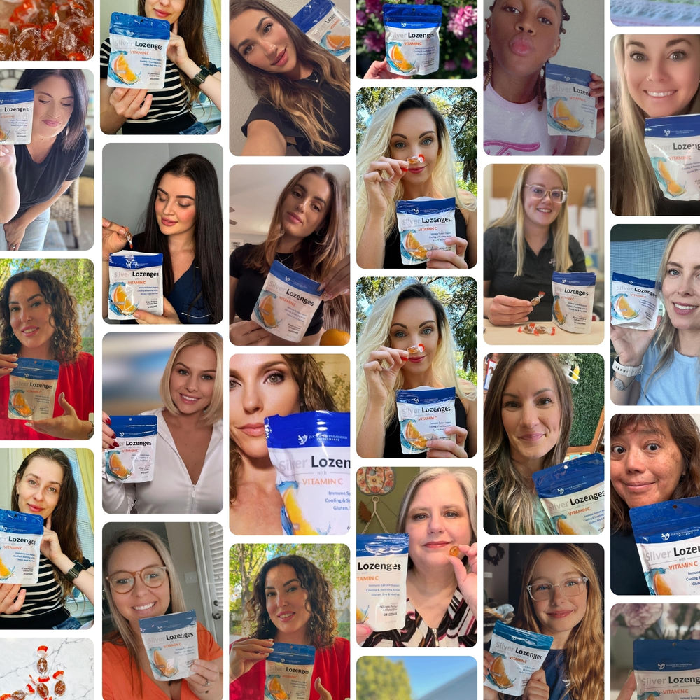 Diagram highlighting Nano Silver 60 PPM technology