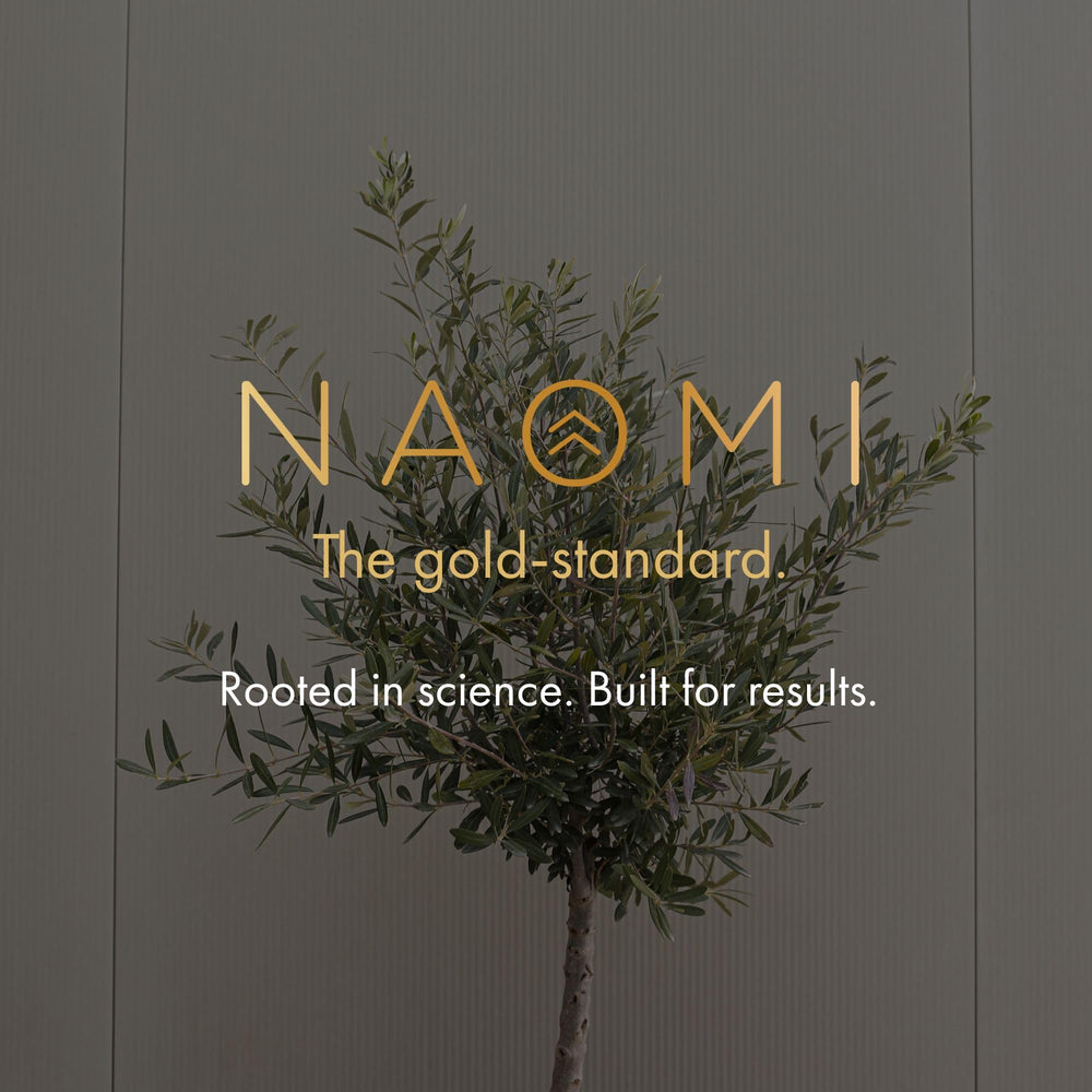 60-count NAOMI BP Advanced bottle with dosage information on label