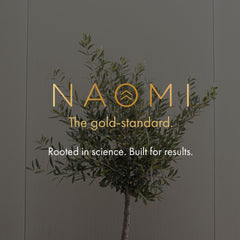 60-count NAOMI BP Advanced bottle with dosage information on label