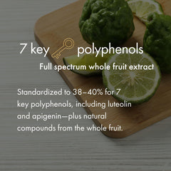 Ingredient highlights featuring seven clinically studied polyphenols