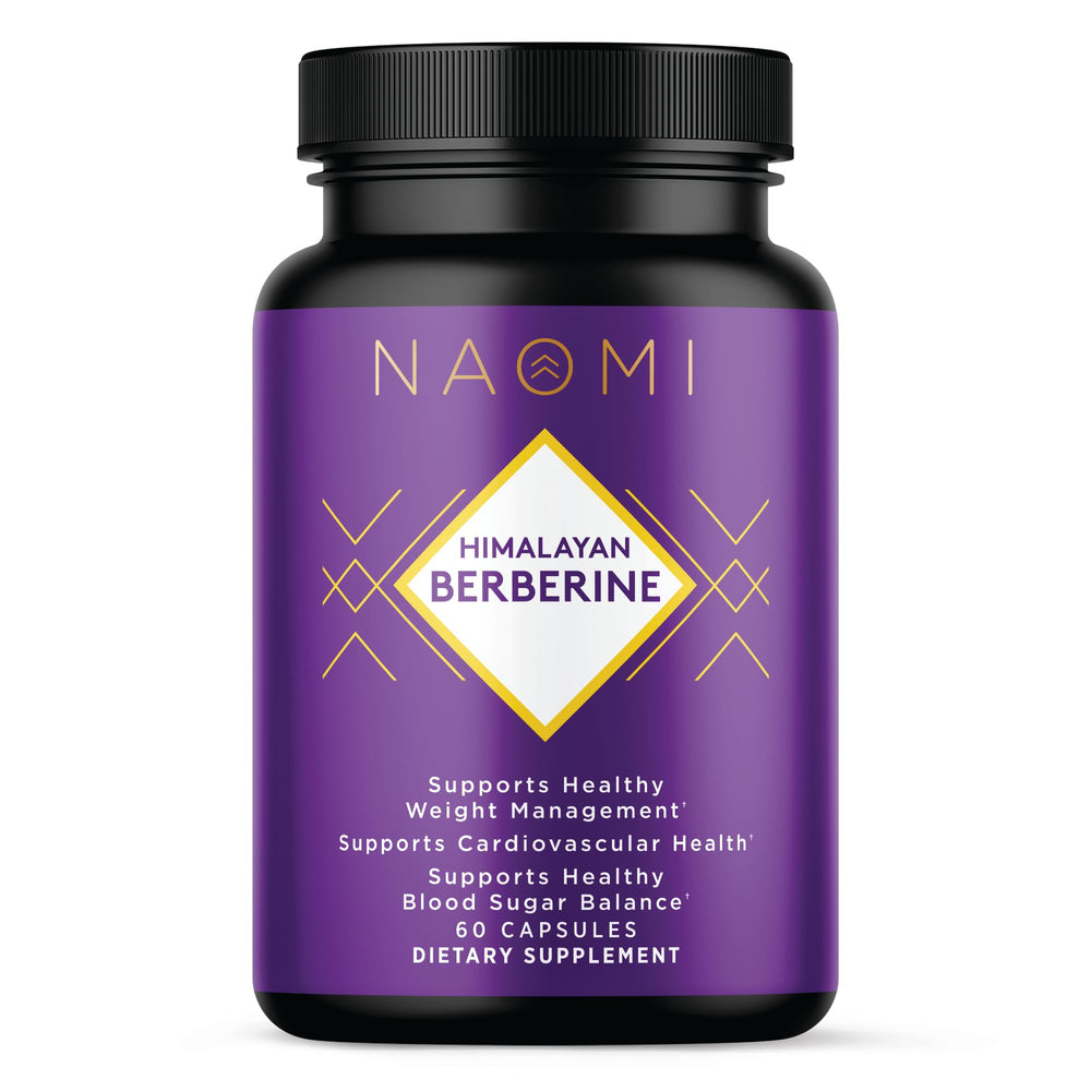 NAOMI Himalayan Berberine 500mg bottle with 60 capsules