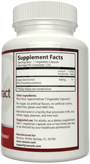Close-up of Naravis grape seed extract capsule