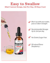 Close-up of raspberry-flavored 60 mL bottle