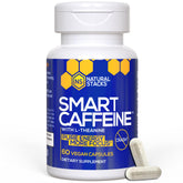 NATURAL STACKS Smart Caffeine Pills bottle – front view