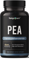Natgrown Palmitoylethanolamide 600 mg bottle with 120 capsules