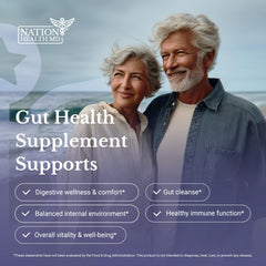 Nation Health MD Cleanse24 ingredients garlic, amla, and olive leaf for natural support.