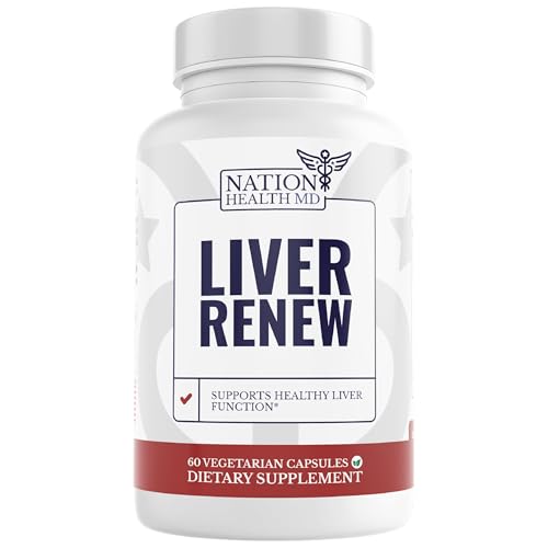 Nation Health MD Liver Renew bottle with 60 capsules