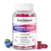 NATISLAND Cortisol Reducer Gummies bottle front