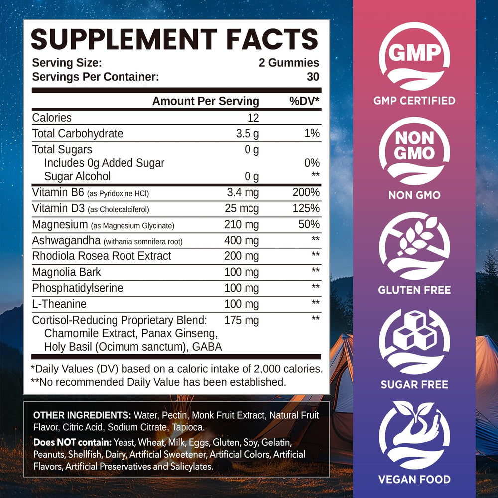 Bottle with label showing 60 count