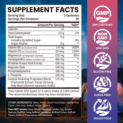 Bottle with label showing 60 count