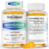 Hero image NATISLAND L-Methylfolate Gummies 120-count