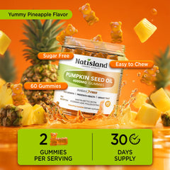 Two gummies per day serving illustration