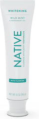 Front view of Native Fluoride Toothpaste Wild Mint 4.1 oz