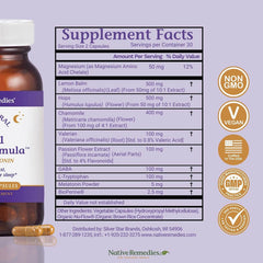 Vegan, non-GMO sleep support capsules