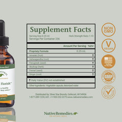 Native Remedies Kiddie Florish gluten-free badge indicates suitability for sensitive diets.