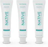 Native toothpaste Wild Mint with fluoride — 4.1 oz, 3-pack bottle