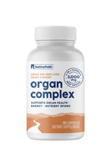NativePath Beef Organ Complex bottle on white background