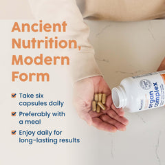 Purity and ingredient quality statement for NativePath Organ Complex