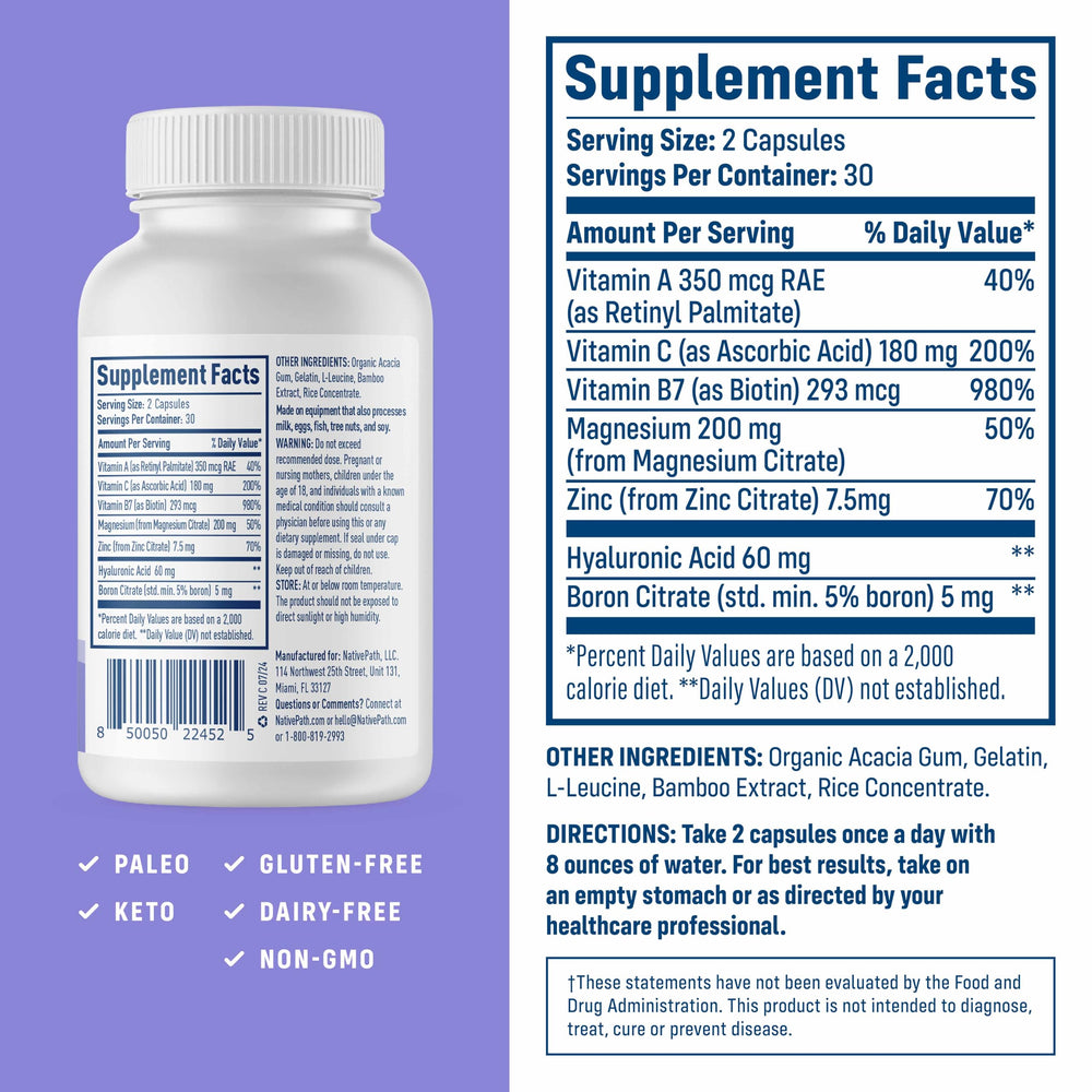 Collagen Care+ ingredients profile