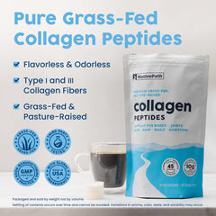 Hydrolyzed Type I & III collagen powder shown