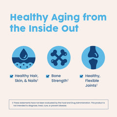 NativePath Collagen Peptides ingredients panel informs about type I & III collagen benefits.