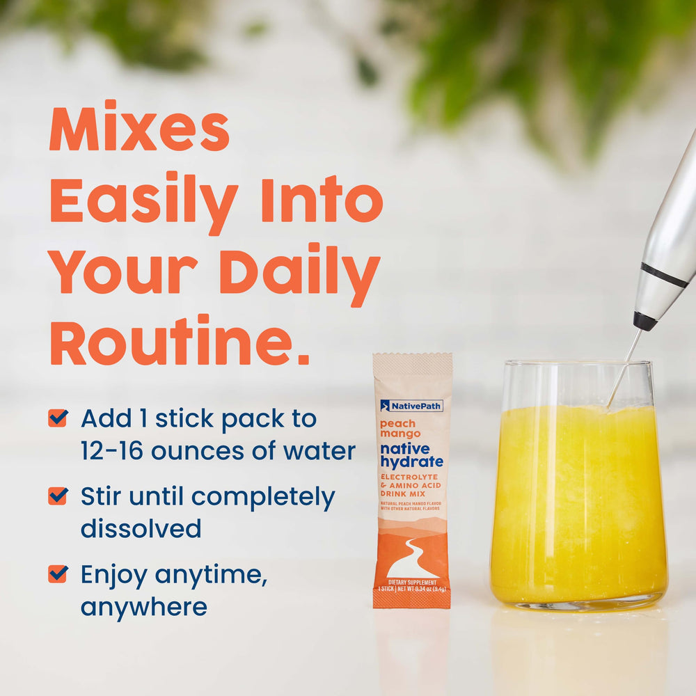 NativePath Hydrate purity promise with clean ingredients for trusted hydration