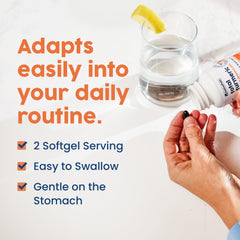 Visual of joint health and cognitive wellness concepts