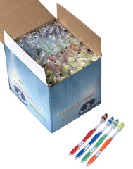 100-count bulk toothbrush set ready for gifting or resale