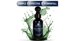 Natto liquid nattokinase supplement display