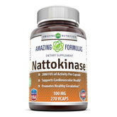 Amazing Formulas Nattokinase 100 mg Veggie Capsule bottle hero image