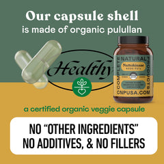 Ingredients and supplement facts for nattokinase capsules