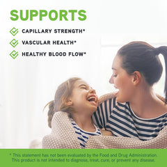 Graphic illustrating rutin antioxidant for vascular health