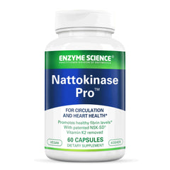 Enzyme Science Nattokinase Pro bottle with NSK-SD label