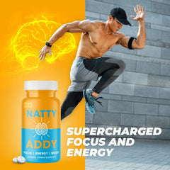 Natty Addy travel-pack packaging enables portable brain support.